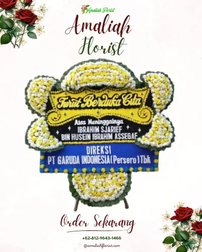 Papan Bunga Duka di Slerok
