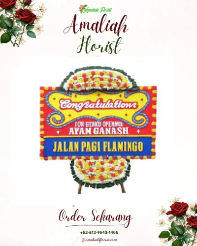 Bunga Papan Congratulation di Slerok